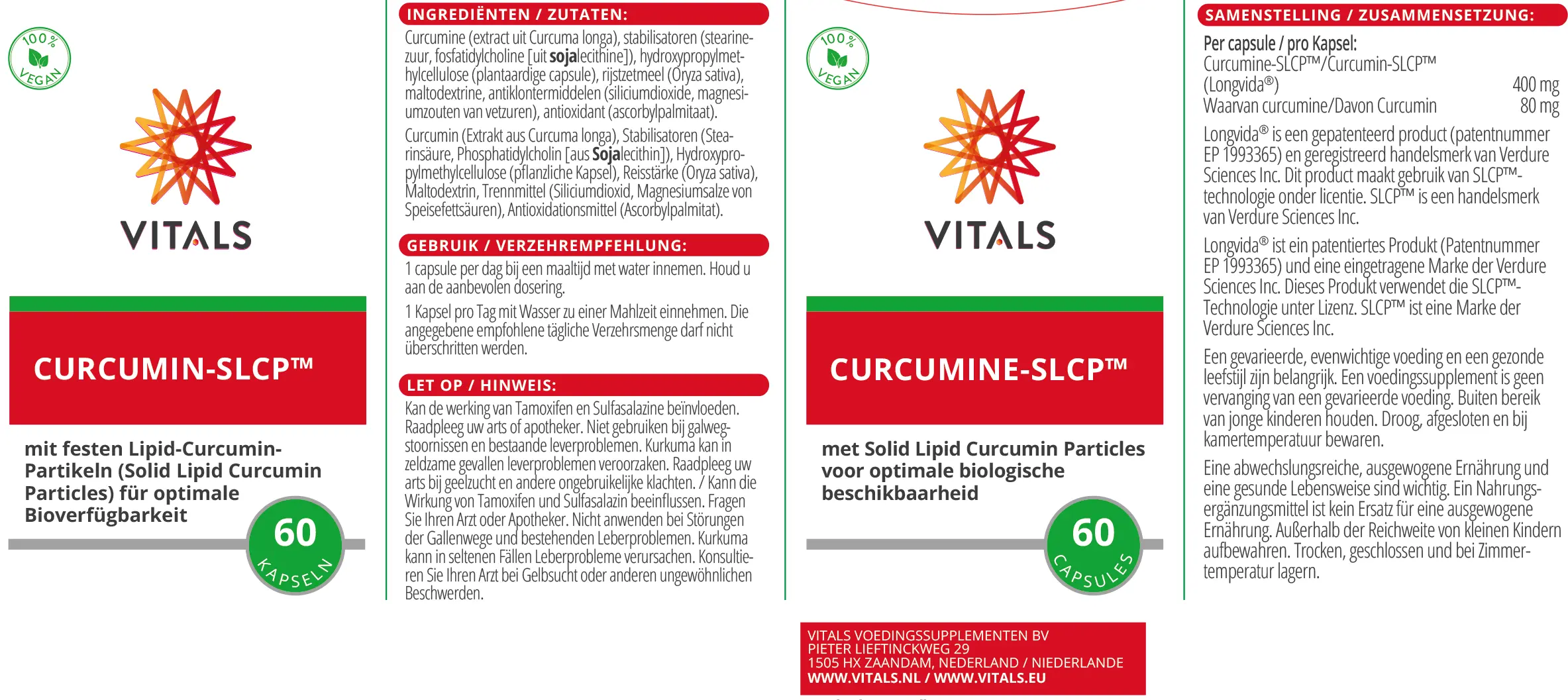 Curcumine-SLCP verpakking&nbsp;&copy;&nbsp;Vitals