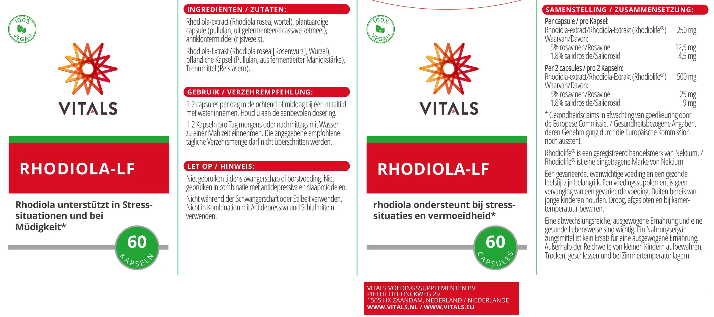 Rhodiola-LF verpakking&nbsp;&copy;&nbsp;Vitals