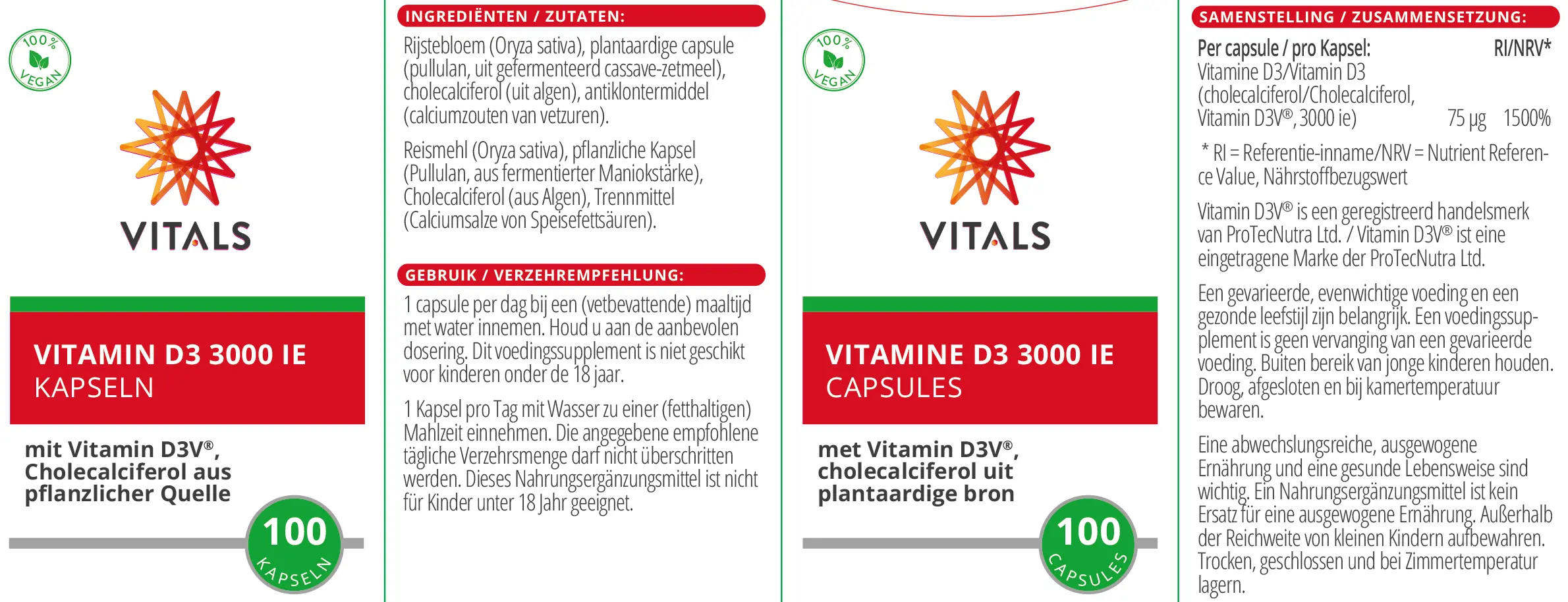 Vitamine D3 3000 verpakking&nbsp;&copy;&nbsp;Vitals