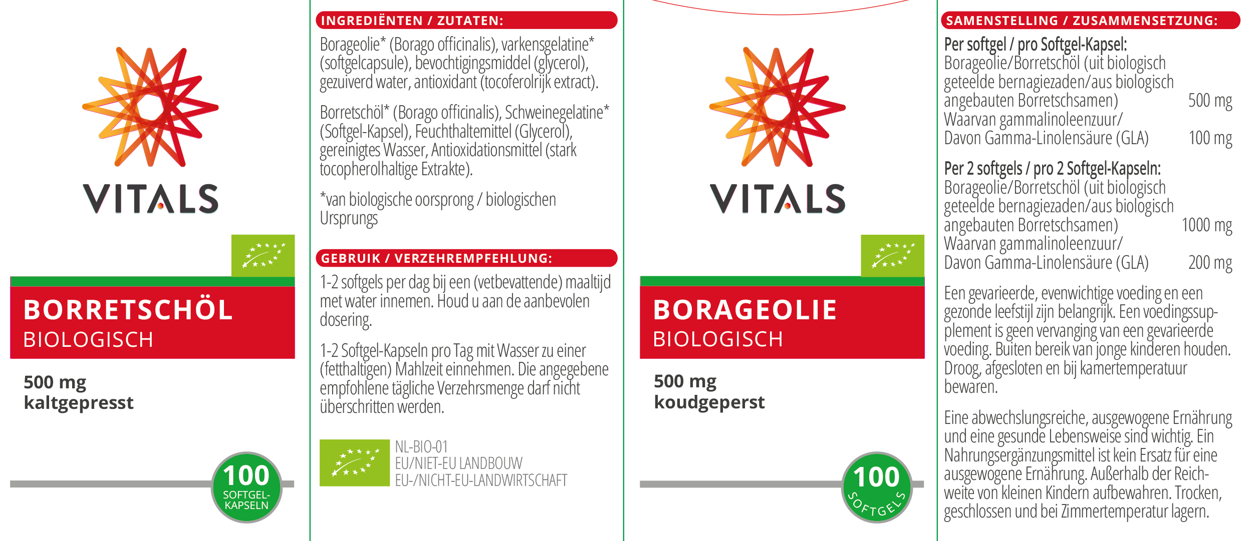 Borageolie-Biologisch verpakking &nbsp;&copy;&nbsp;Vitals